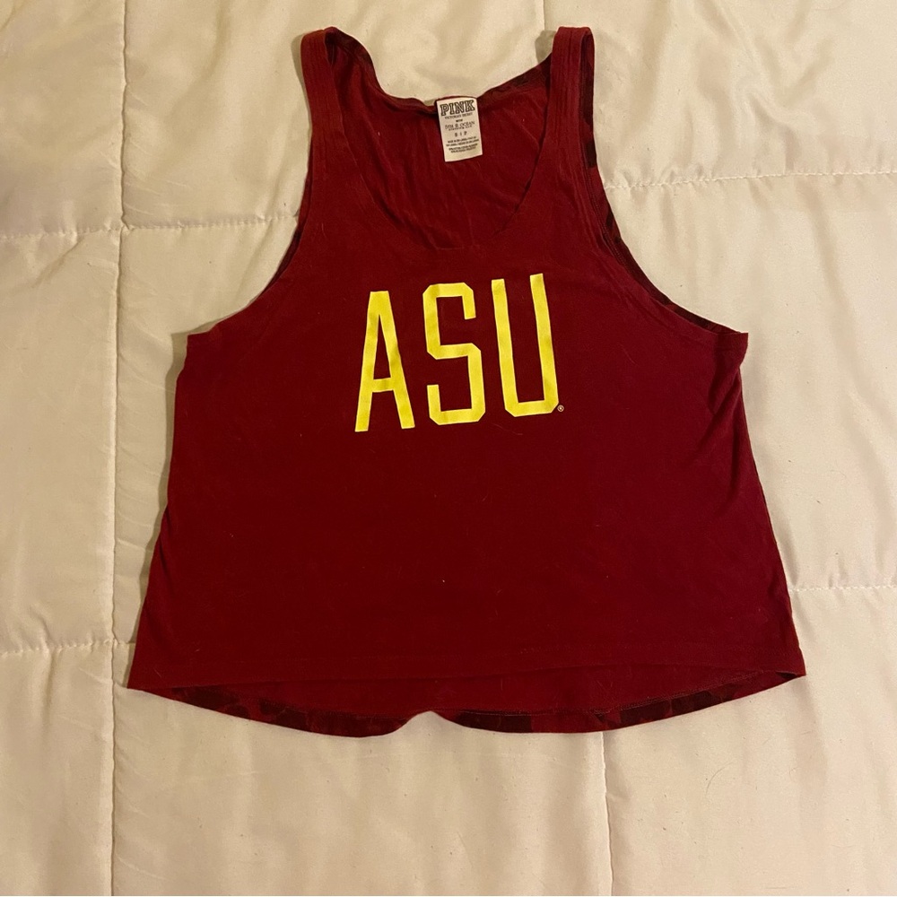 PINK Victoria's Secret Red ASU Tank Top